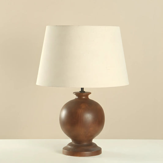 Sierra Handcrafted Mango Wood Table Lamp
