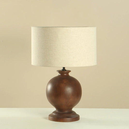 Sierra Handcrafted Mango Wood Table Lamp