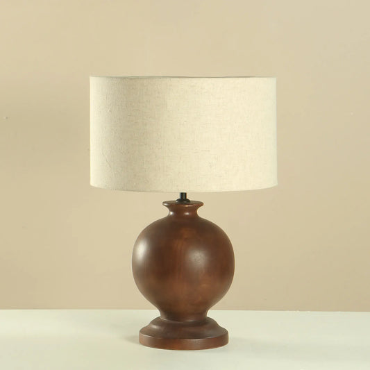 Sierra Handcrafted Mango Wood Table Lamp