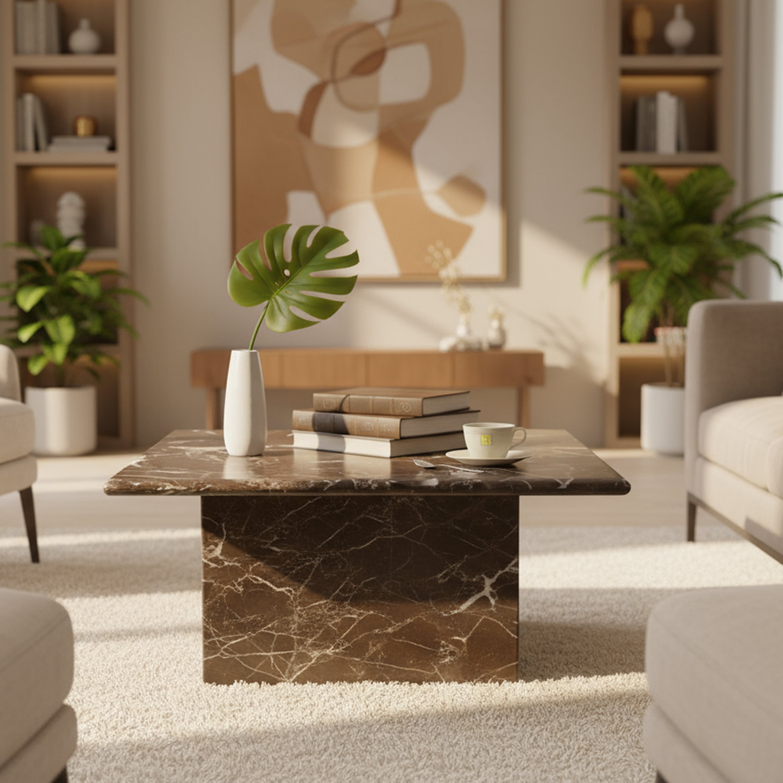 Marven Handcrafted Wooden Table