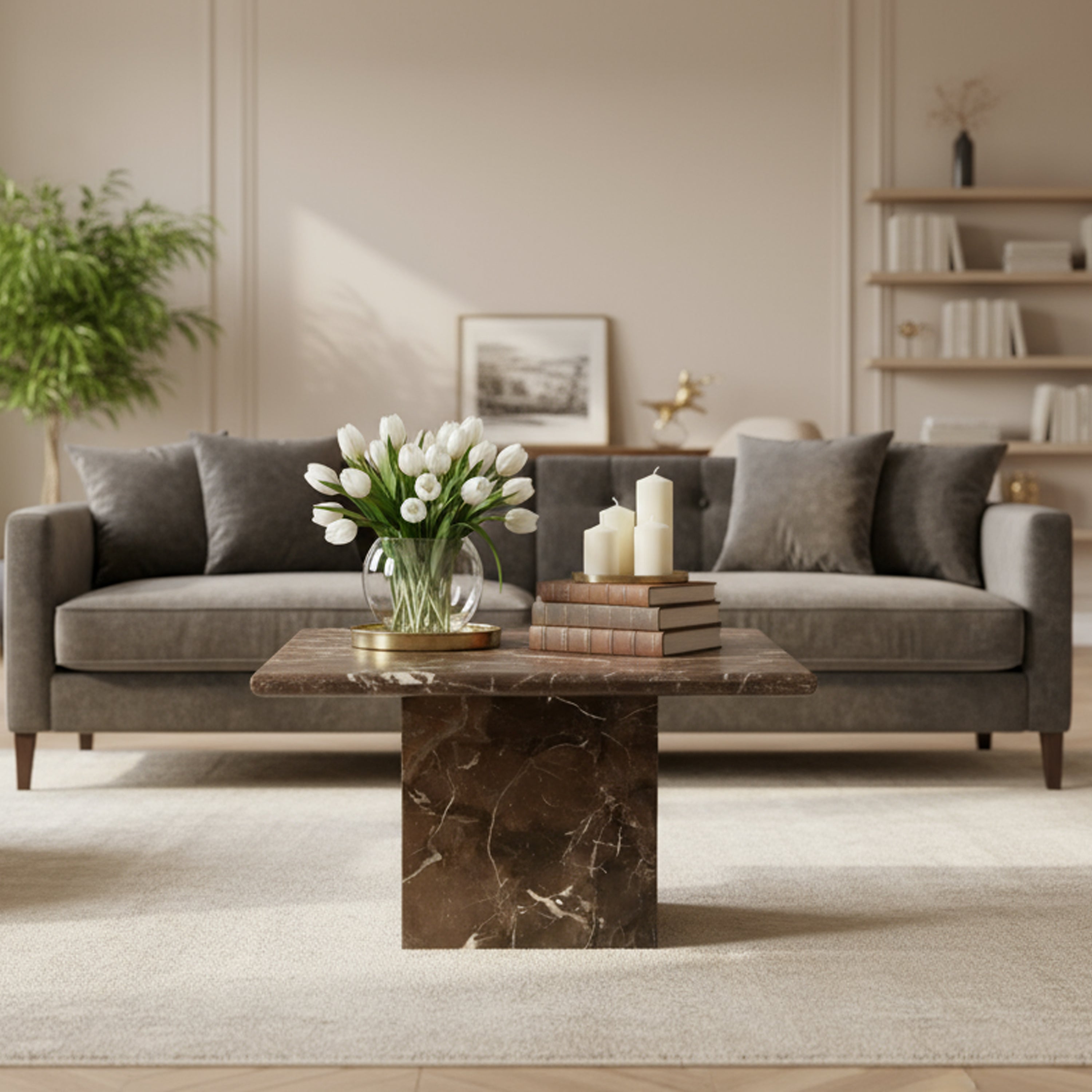 Marven Handcrafted Wooden Table