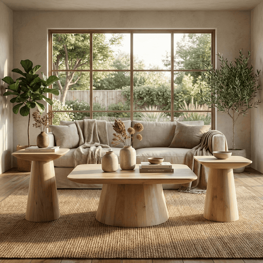 Calyra Handcrafted Wooden Table