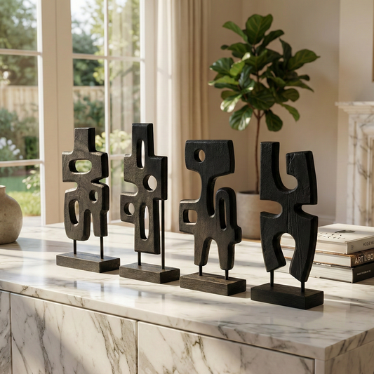 Arvox Abstract Wooden Sculpture