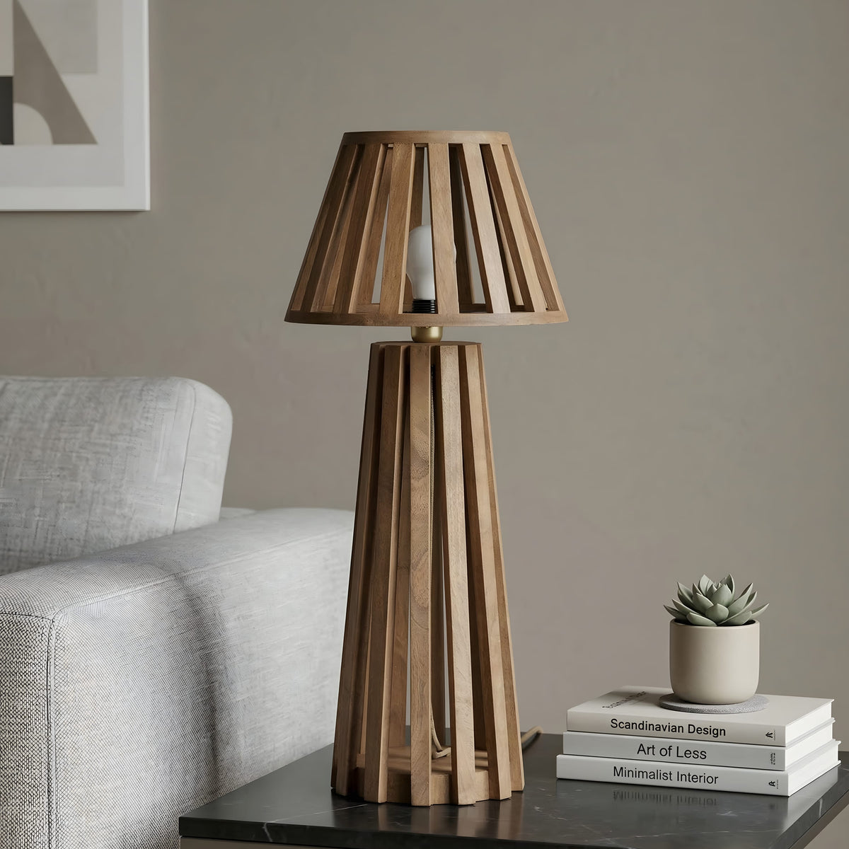 Orion Slatted table lamp