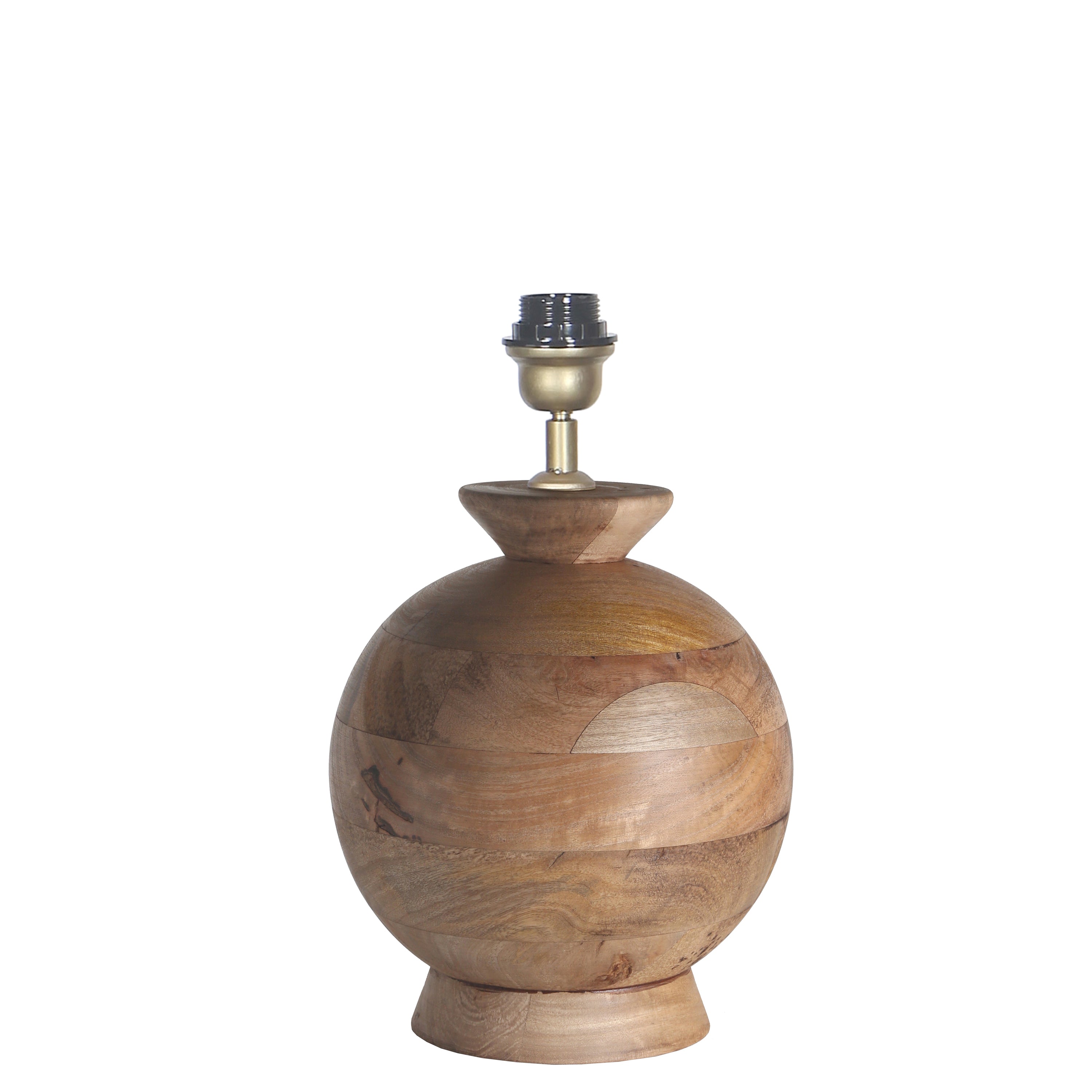 Sierra Handcrafted Mango Wood Table Lamp