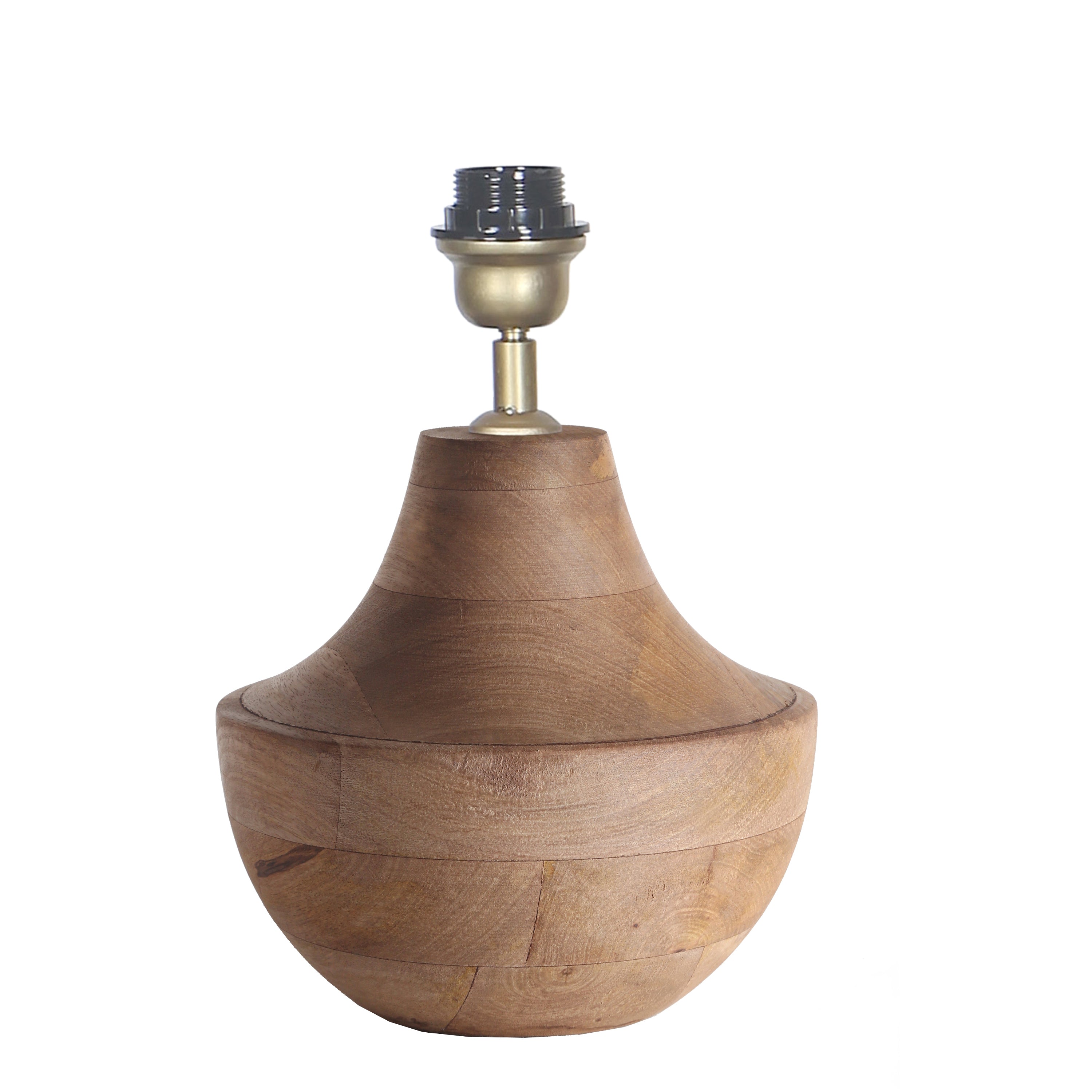 Kael Handcrafted Mango Wood Table Lamp