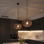 Liora Mango Wood Hanging Lamp