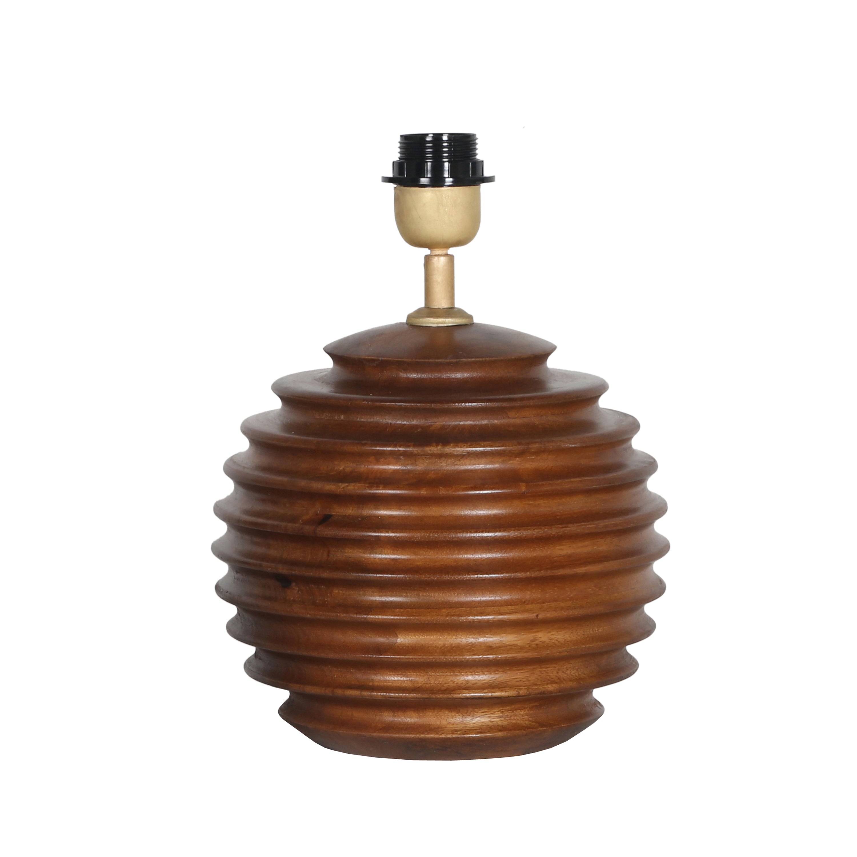 Eryon Handcrafted Wooden Table Lamp