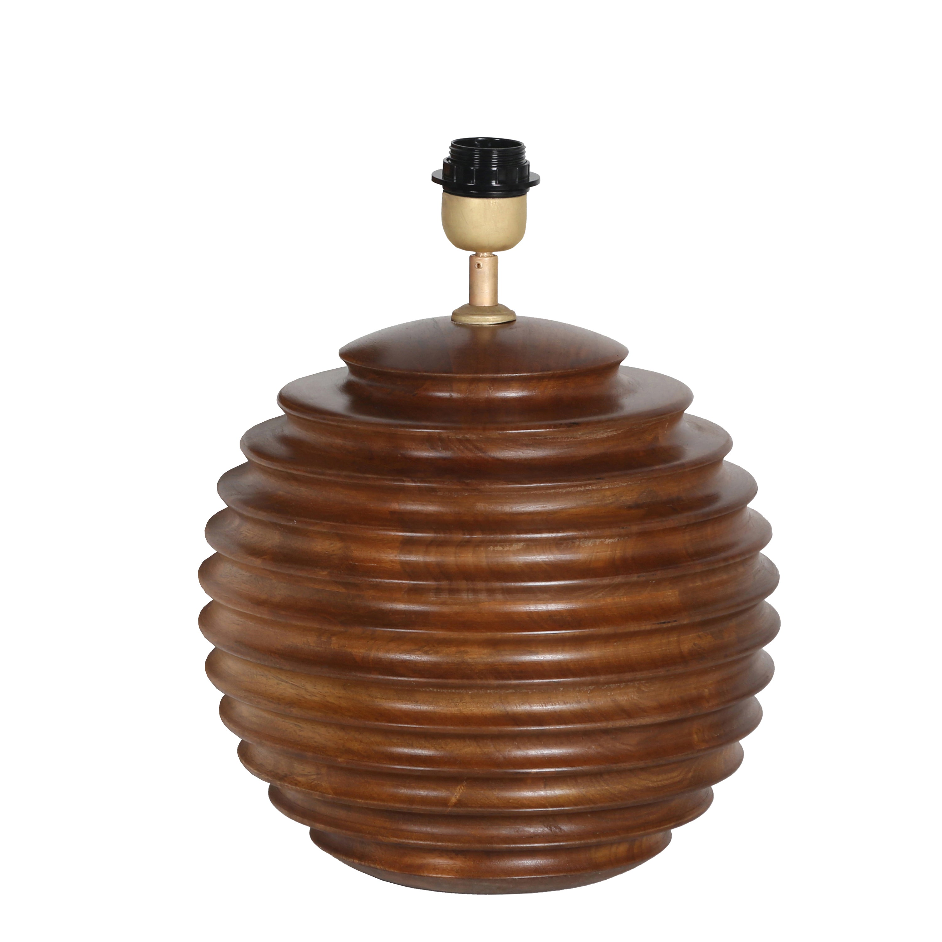 Eryon Handcrafted Wooden Table Lamp