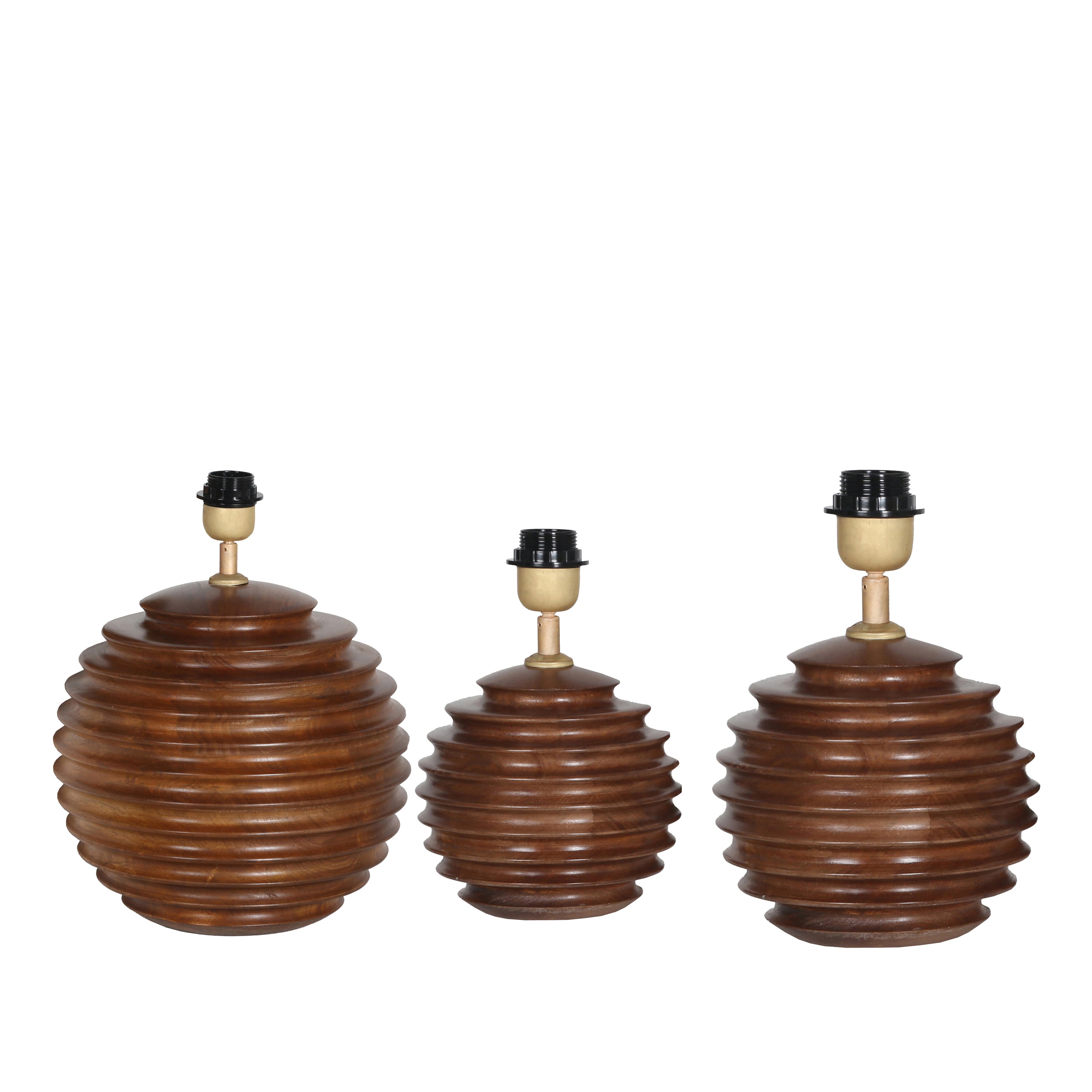 Eryon Handcrafted Wooden Table Lamp
