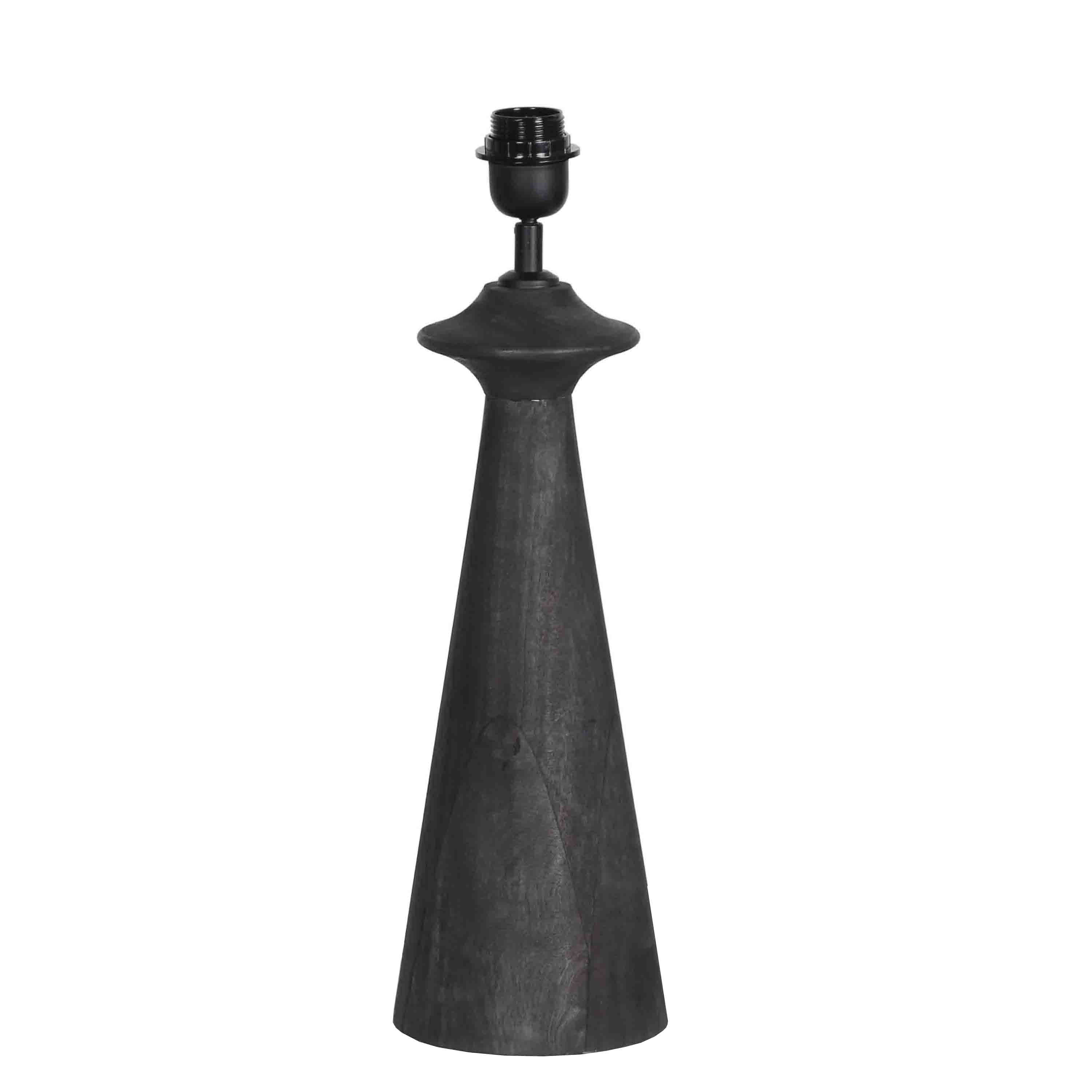Nivara Handcrafted Mango Wood Table Lamp