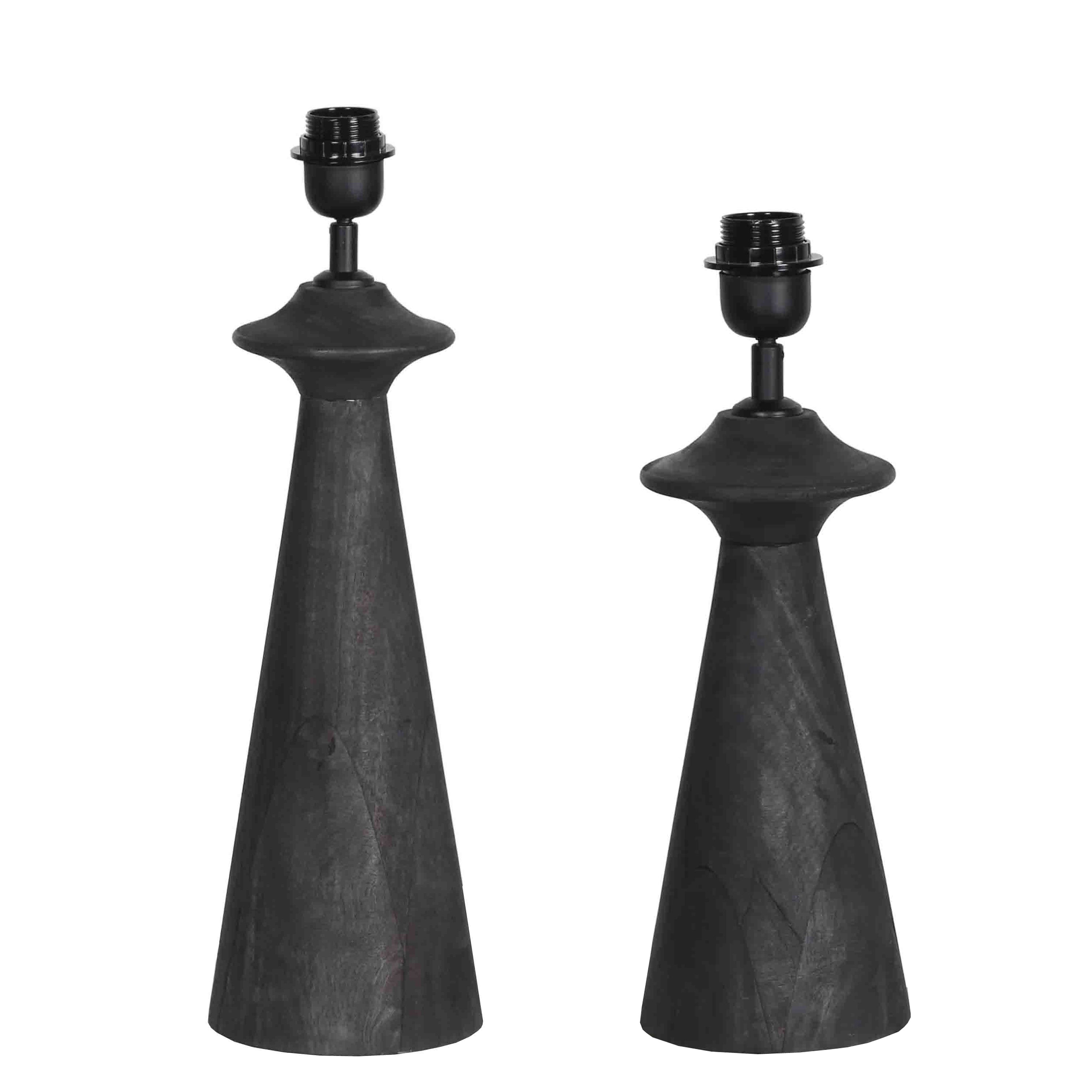 Nivara Handcrafted Mango Wood Table Lamp