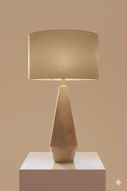 Orven Handcrafted Wooden Table Lamp