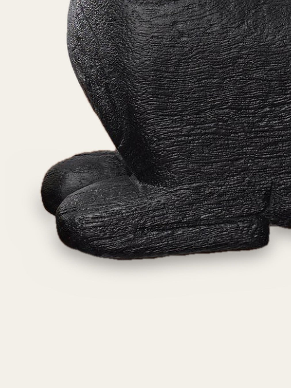 Mela Resting Deer Sculpture: folded legs, image 6